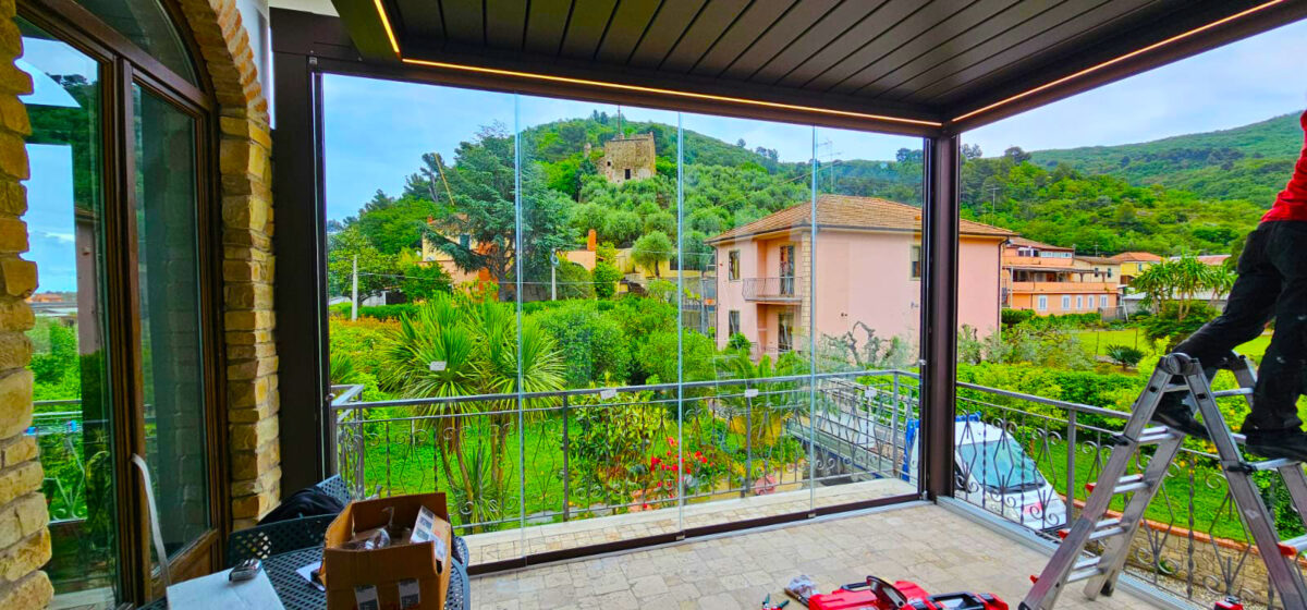 Pergola Bioclimatica Garlenda – Fiamingo Serramenti Savona e Vado Ligure Pergola Bioclimatica Garlenda - Fiamingo Serramenti Savona e Vado Ligure