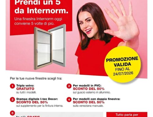 Promozione Internorm Prorogata fino al 24 Luglio 2026